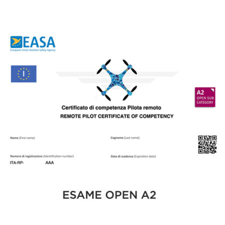 Esame OPEN A2 per piloti di drone