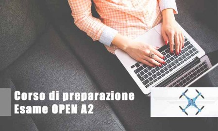 Corso online quiz esame pilota drone Open A2